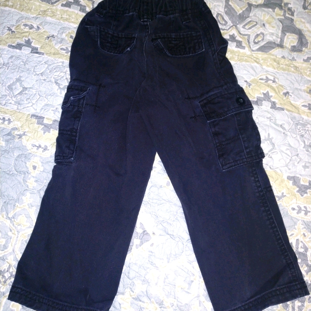 Healthtex 3T Black Cargo Style Pants